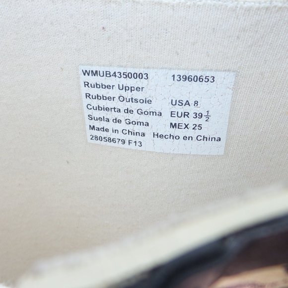 *SOLD* Cheetah Print Rain Boot - Picture 7 of 7